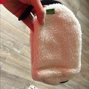 Kate Spade White Fleece Mittens